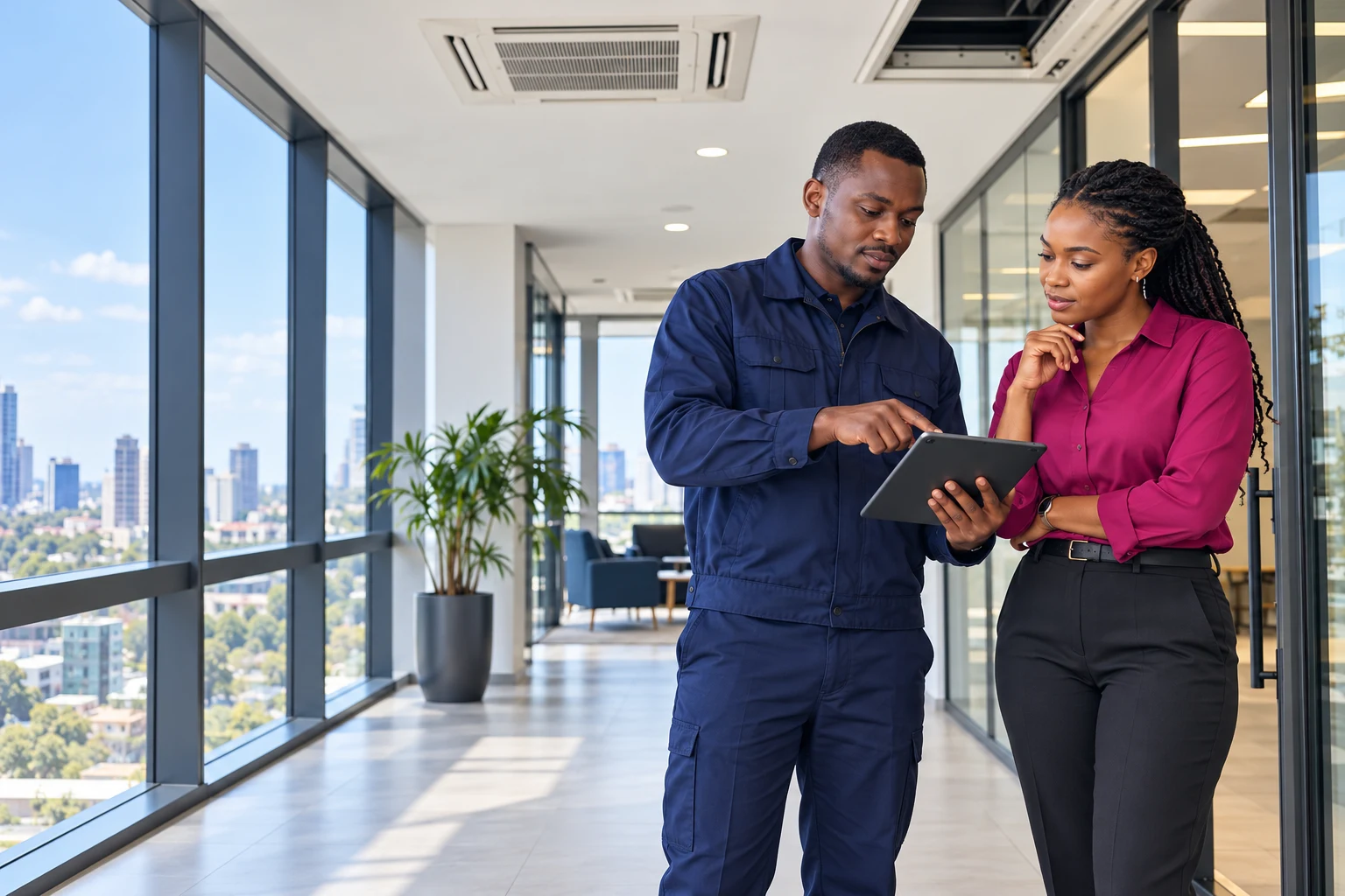 Offices & workplaces equipment and service planning